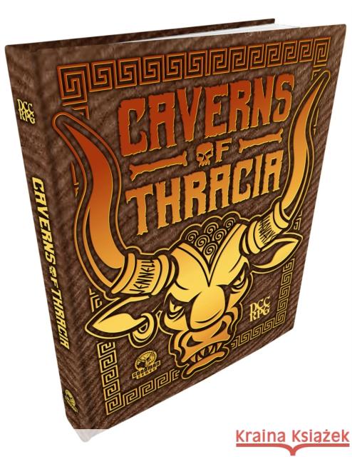 The Caverns of Thracia (DCC RPG) Minotaur Hide Cover Bob Brinkman 9781961756939 Goodman Games