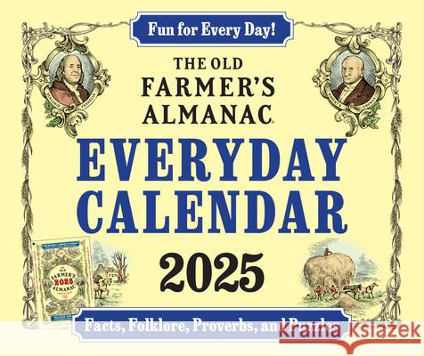 The 2025 Old Farmer's Almanac Everyday Calendar Old Farmer's Almanac 9781961793972 Old Farmer's Almanac