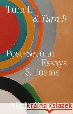 Turn It & Turn It: Post-Secular Essays and Poems Alicia Ostriker 9781961814424