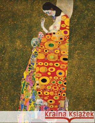 Gustav Klimt Weekly Planner 2021: Hope II Artistic Art Nouveau Daily Scheduler With January - December Year Calendar (12 Months) Beautiful Artsy Yello Shy Panda Notebooks 9781970177367 Semsoli