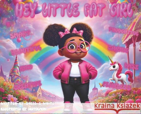 Hey Little Fat Girl Shell-E White 9781970548020 Dyd Publications