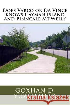 Does Varco or Da Vince knows Cayman island and Pinncale Mt.Well? Yarisford, Ameliawood Barbaranoel 9781973723455 Createspace Independent Publishing Platform