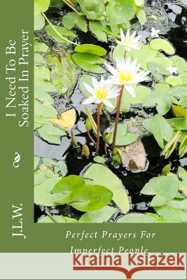 I Need To Be Soaked In Prayer: Perfect Prayers For Imperfect People. Webber, Jewel 9781973748045 Createspace Independent Publishing Platform