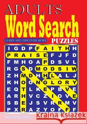 ADULTS Word Search Puzzles Kasamba, A. M. 9781973786207 Createspace Independent Publishing Platform