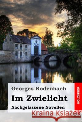 Im Zwielicht: Nachgelassene Novellen Georges Rodenbach Friedrich Vo 9781974081714 Createspace Independent Publishing Platform