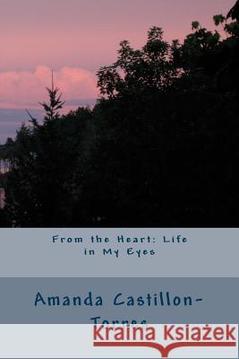 From the Heart: Life in My Eyes Amanda J. Castillon-Torres 9781974198146 Createspace Independent Publishing Platform