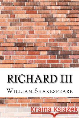 Richard III William Shakespeare 9781974320554 Createspace Independent Publishing Platform