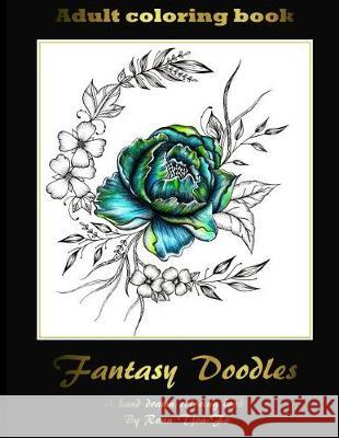 Fantasy Doodles: Adult colouring book Tjon-Fo, Roan 9781974547333