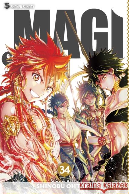 Magi: The Labyrinth of Magic, Vol. 34 Shinobu Ohtaka 9781974700226 Viz Media, Subs. of Shogakukan Inc