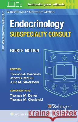 Washington Manual Endocrinology Subspecialty Consult Janet McGill 9781975113339