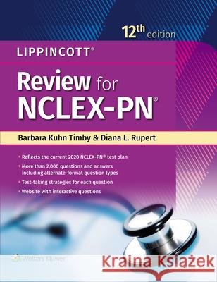 Lippincott Review for Nclex-PN Barbara Timby 9781975141509