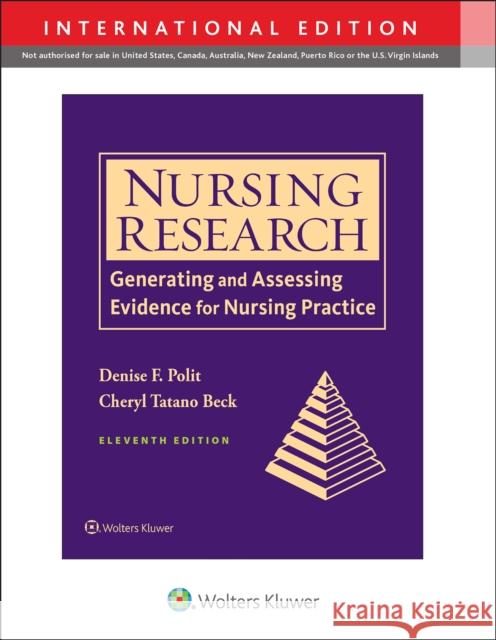 Nursing Research Denise Polit, Cheryl Beck 9781975154141