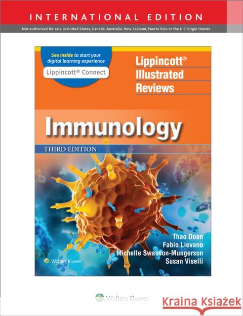 Lippincott Illustrated Reviews: Immunology Dr. Thao Doan Dr. Susan M. Viselli, Ph.D. Dr. Fabio Lievano, MD 9781975172602