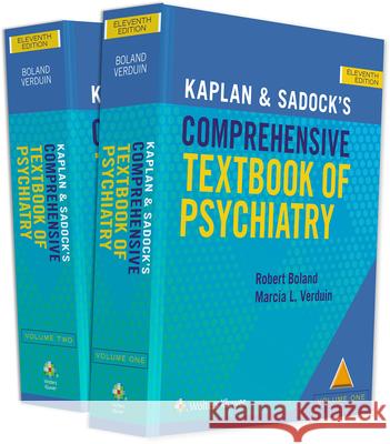 Kaplan and Sadock's Comprehensive Textbook of Psychiatry Marcia Verduin 9781975175733 Wolters Kluwer Health