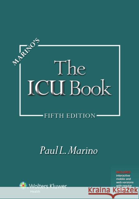 Marino's the ICU Book Paul Marino 9781975176709 LWW