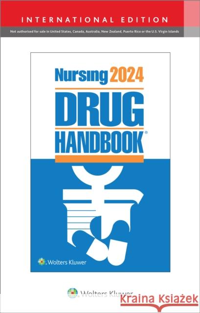 Nursing2024 Drug Handbook Lippincott  Williams & Wilkins 9781975198589 Wolters Kluwer Health