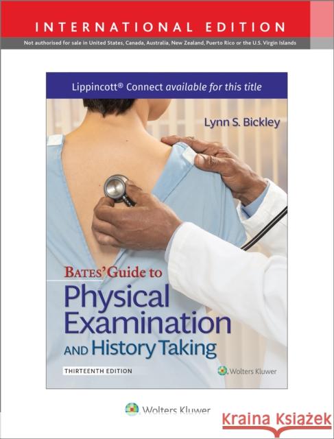 Bates' Guide To Physical Examination and History Taking Rainier P. Soriano 9781975210540 Wolters Kluwer Health