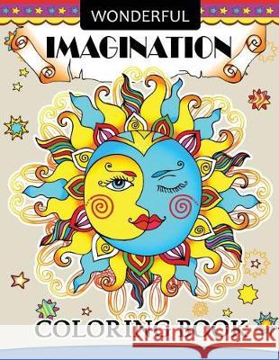 Wonderful Imagination coloring books: Adults Coloring Book Halloween, Doodle, Angel, Alien, circus and other Design Tiny Cactus Publishing 9781975911812 Createspace Independent Publishing Platform