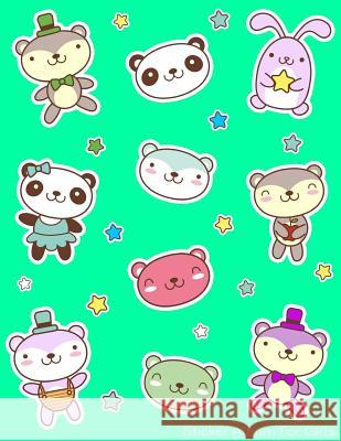 Sticker Album For Girls: 100 Plus Pages For PERMANENT Sticker Collection, Activity Book For Girls, Green - 8.5 by 11 Scales, Maz 9781975946647 Createspace Independent Publishing Platform