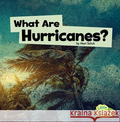 What Are Hurricanes? Mari C. Schuh 9781977105448 Pebble Books