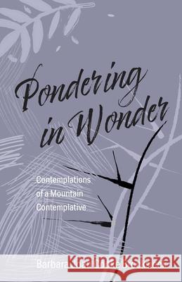 Pondering in Wonder: Contemplations of a Mountain Contemplative Barbara Joan Cooke Brocksieck 9781977232397