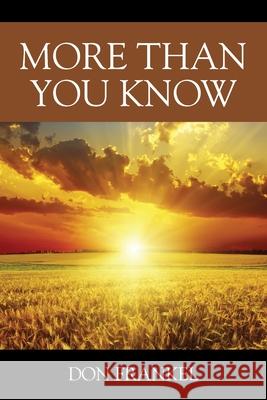 More Than You Know Don Frankel 9781977237132