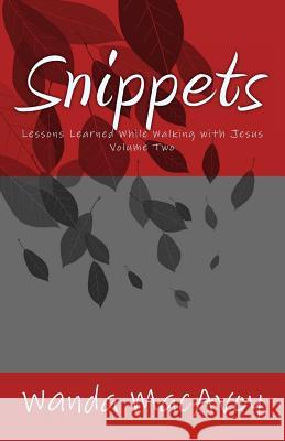 Snippets: Lessons Learned While Walking with Jesus Wanda MacAvoy 9781978272545