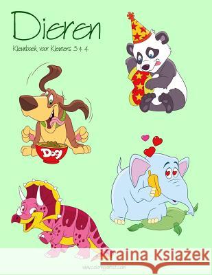 Dieren Kleurboek voor Kleuters 3 & 4 Nick Snels 9781979128940 Createspace Independent Publishing Platform
