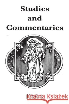 1984 Studies and Commentaries Roger Tagent Greenacre Geoffrey Rowell John Milburn 9781979337847