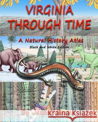 Virginia Through Time: A Natural History Atlas (Black and White Edition) Jasper Burns 9781979637244