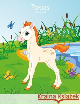 Ponies Coloring Book 1 Nick Snels 9781979699433 Createspace Independent Publishing Platform