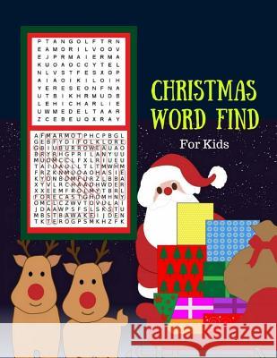 Christmas Word Find For Kids: Puzzles Word Search Themes Christmas Wojtczak, Maryln 9781979788137
