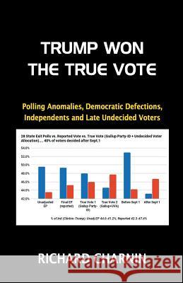 Trump Won the True Vote: Polling anomalies, Democratic defections, Independents and late undecided voters Richard Charnin 9781979900973 Createspace Independent Publishing Platform