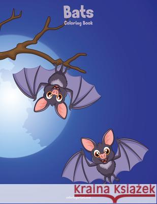 Bats Coloring Book 1 Nick Snels 9781981154555 Createspace Independent Publishing Platform