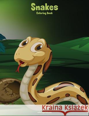 Snakes Coloring Book 1 Nick Snels 9781981154913 Createspace Independent Publishing Platform