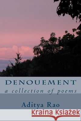 Denouement: a collection of poems Rao, Aditya 9781981552498 Createspace Independent Publishing Platform