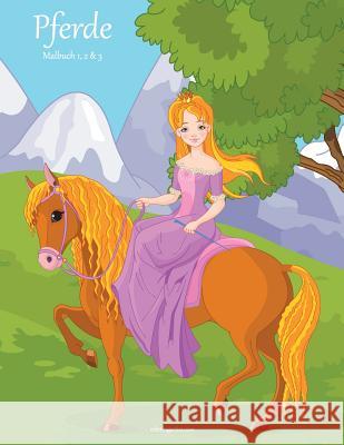 Pferde-Malbuch 1, 2 & 3 Nick Snels 9781981575893 Createspace Independent Publishing Platform