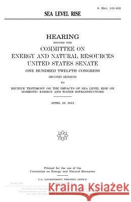 Sea level rise Senate, United States 9781981586998 Createspace Independent Publishing Platform