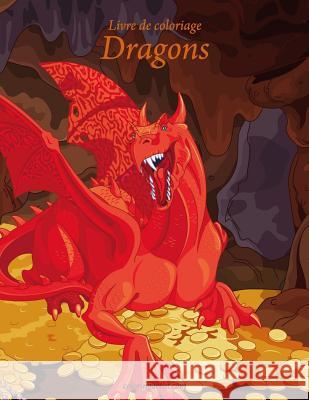 Livre de coloriage Dragons 1 & 2 Nick Snels 9781981972500 Createspace Independent Publishing Platform