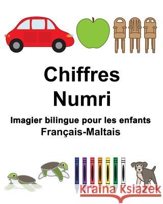 Français-Maltais Chiffres/Numri Imagier bilingue pour les enfants Carlson, Suzanne 9781982031442 Createspace Independent Publishing Platform