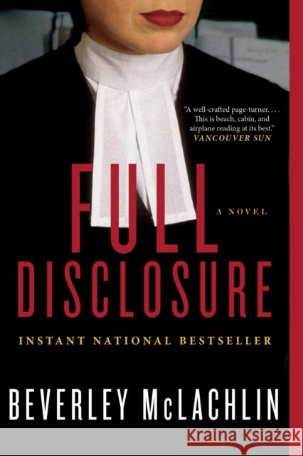 Full Disclosure Beverley McLachlin 9781982116460 Simon & Schuster