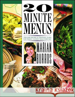 20 Minute Menus Marian Burros 9781982123369 Simon & Schuster