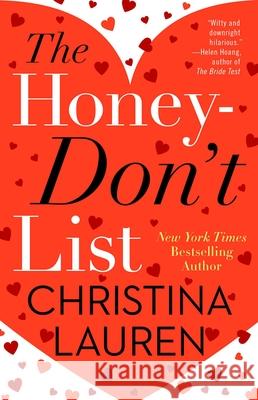 The Honey-Don't List Christina Lauren 9781982123918