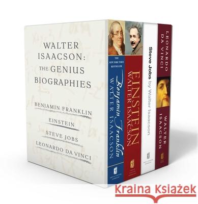 Walter Isaacson: The Genius Biographies: Benjamin Franklin, Einstein, Steve Jobs, and Leonardo da Vinci Walter Isaacson 9781982130428 Simon & Schuster