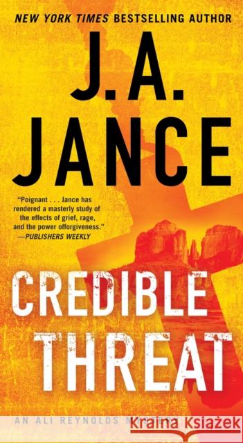 Credible Threat J. A. Jance 9781982131081 Pocket Books