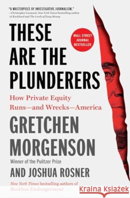 These Are the Plunderers: How Private Equity Runs—and Wrecks—America Joshua Rosner 9781982191290 Simon & Schuster