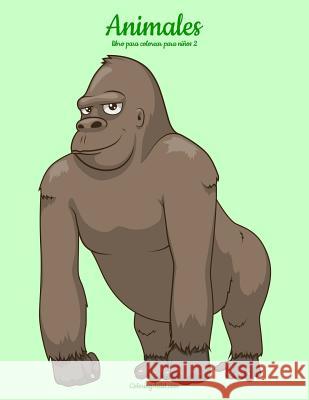 Animales libro para colorear para niños 2 Nick Snels 9781983416262 Createspace Independent Publishing Platform