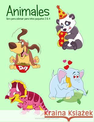 Animales libro para colorear para niños pequeños 3 & 4 Snels, Nick 9781983418945 Createspace Independent Publishing Platform