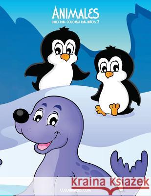 Animales libro para colorear para niños 3 Nick Snels 9781983438820 Createspace Independent Publishing Platform