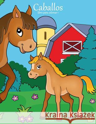 Caballos libro para colorear 1 Nick Snels 9781983506475 Createspace Independent Publishing Platform